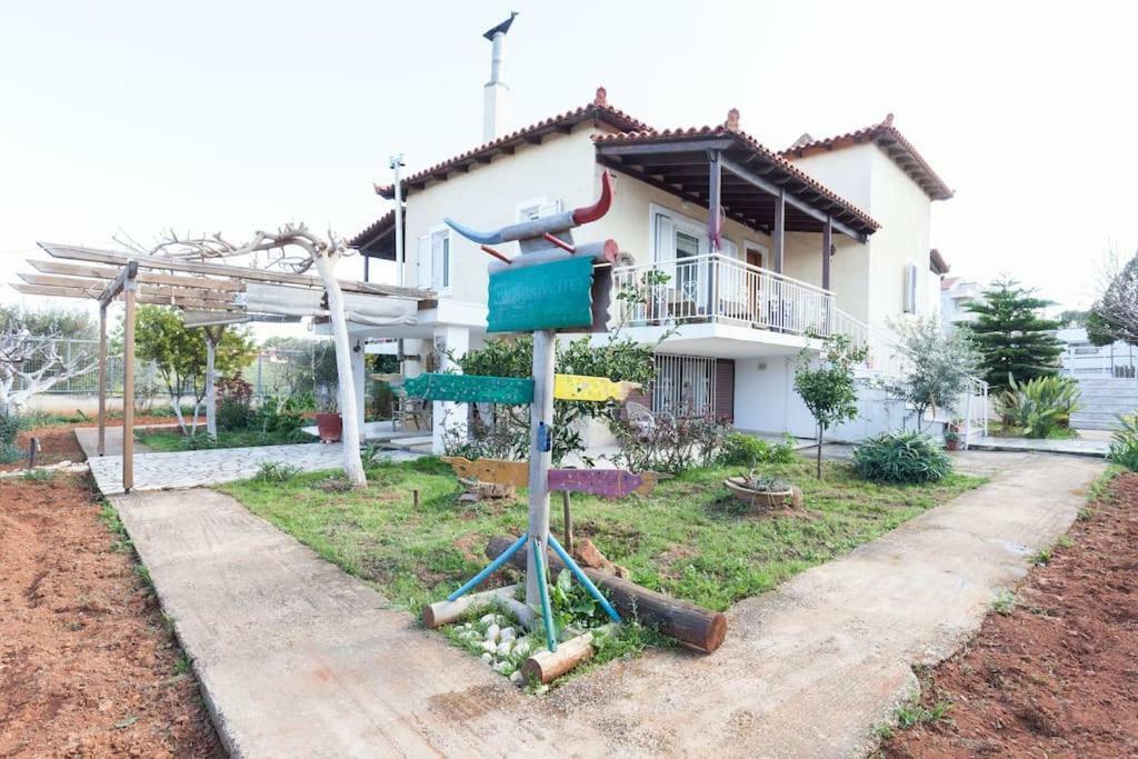 Country Rooms Near Athens - Airport Vravrona Buitenkant foto